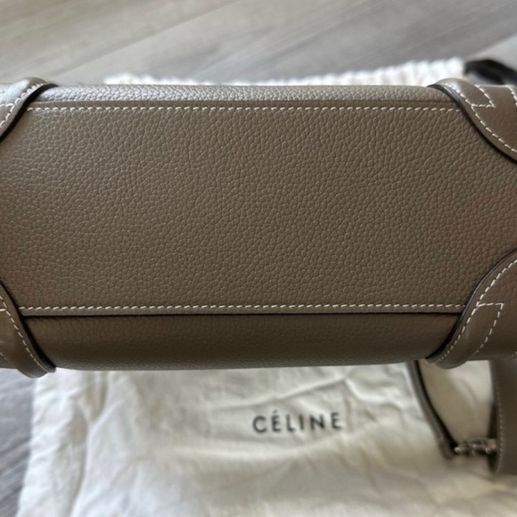 Celine Nano Luggage Tote Souris - Picture 6 of 8
